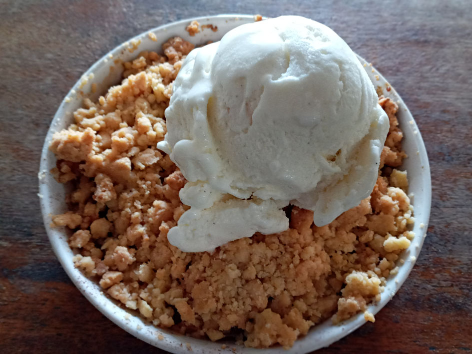 Crumble à la banane